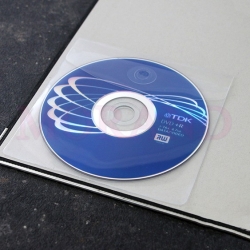 Samoprzylepna kieszeń na cd dvd z klapką 126x126