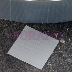 Kwadraty samoprzylepne z tkaniny srebrne do zaklejania oznaczania 30 x 30 mm 2000