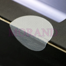 Kółka samoprzylepne z tkaniny srebrne do zaklejania oznaczania 40 mm 2500