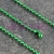 Łańcuszek kulkowy perełkowy reklamowy zielony 102 mm 2,4 mm 1 szt