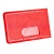 Etui na kartę kredytową pion czerwone 58x92 1 szt