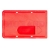 Etui na kartę kredytową pion czerwone 58x92 1 szt