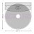 Samoprzylepna kieszeń na cd dvd owalna z klapką 126x126
